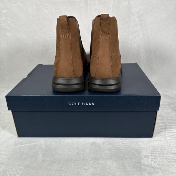 Cole Haan Grand Plus Chelsea Boots Men Size 13 M Lumber Java Brown C38789 NWB - Picture 5 of 9